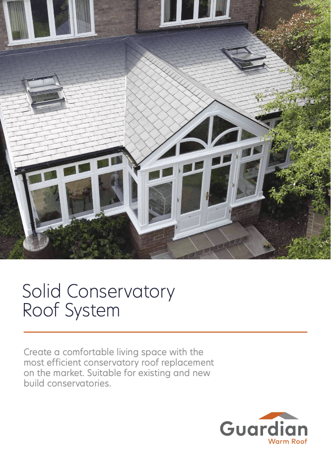 Guardian Warm Roof brochure